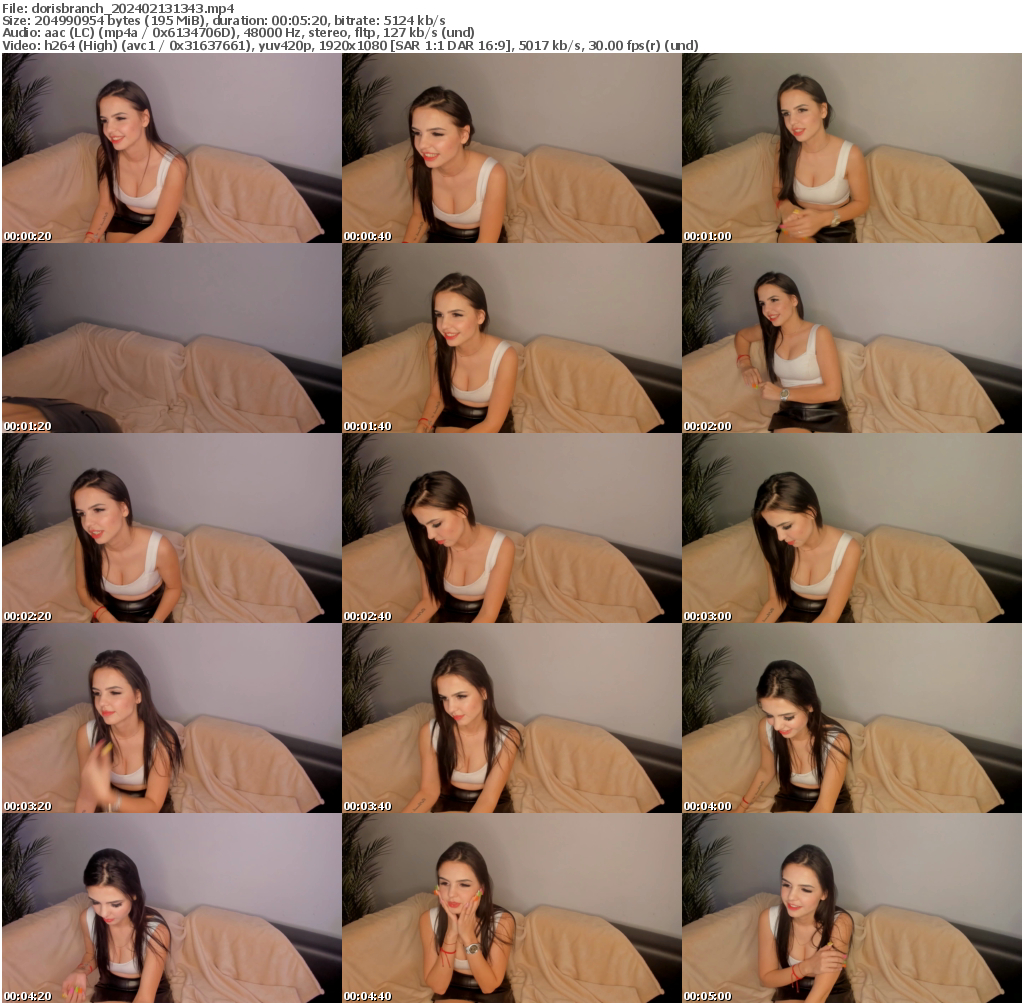Preview thumb from dorisbranch on 2024-02-13 @ chaturbate