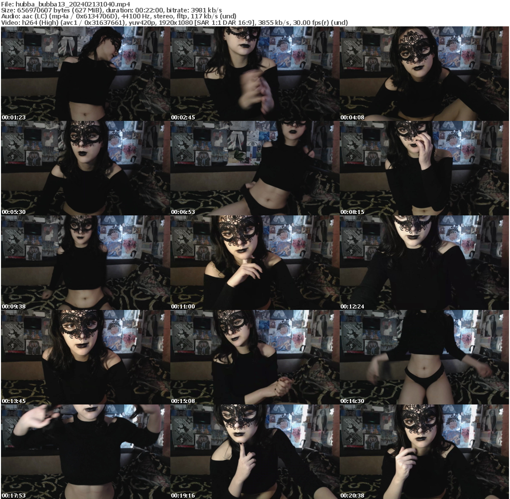 Preview thumb from hubba_bubba13 on 2024-02-13 @ chaturbate
