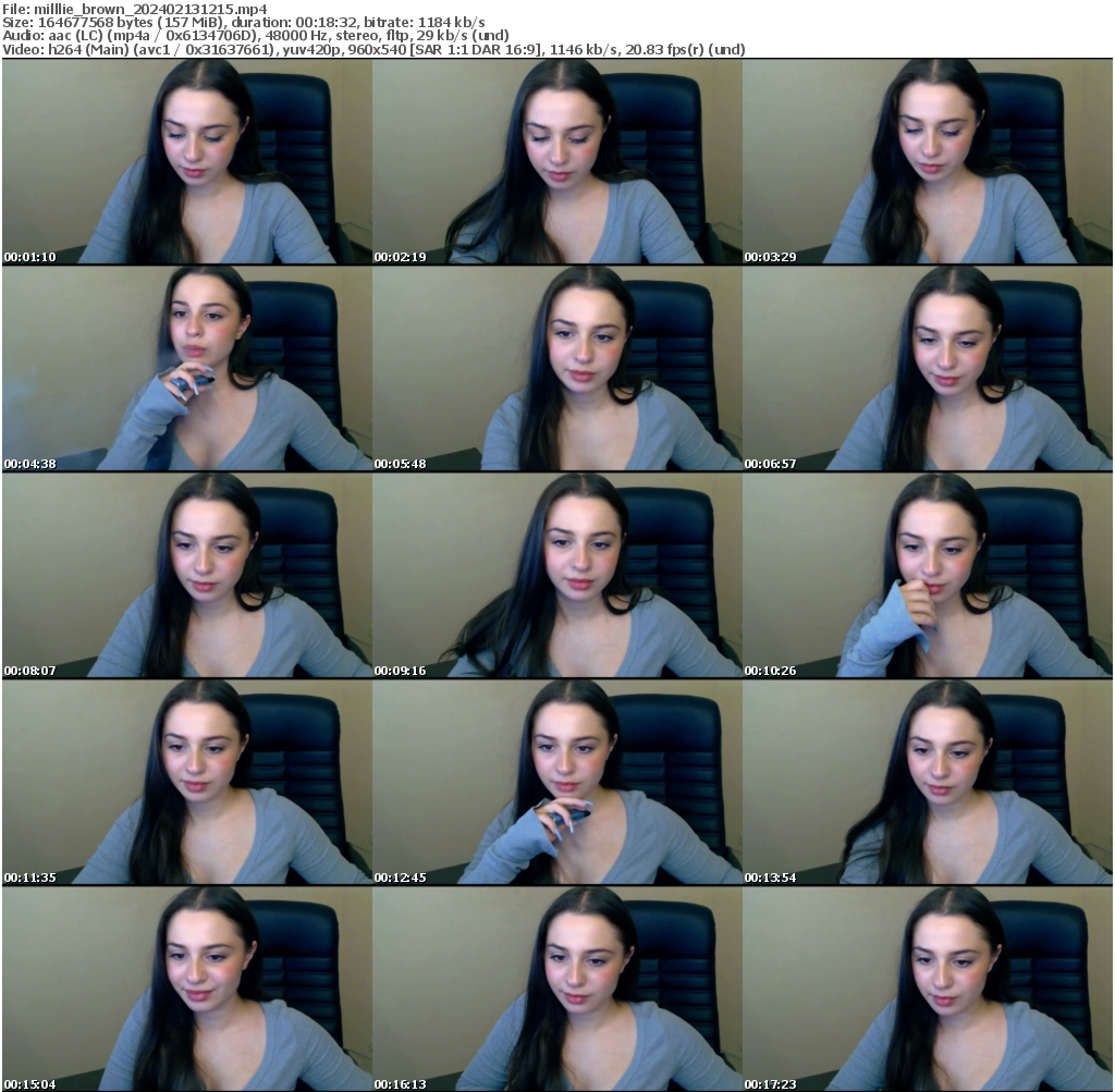 Preview thumb from milllie_brown on 2024-02-13 @ chaturbate